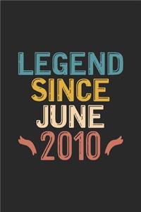 Legend Since June 2010