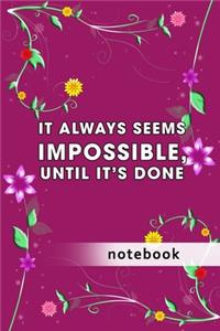 Blank Plain Notebook