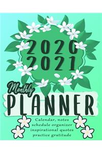 2020-2021 Monthly Planner