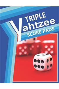 Triple Yahtzee Score Pads
