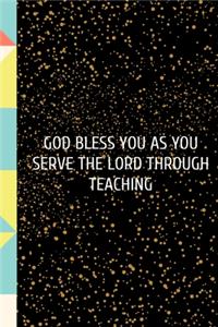 God Bless You as You