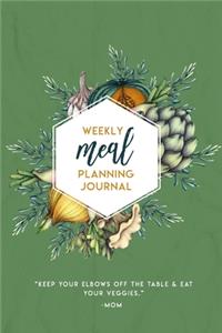 Weekly Meal Planning Journal