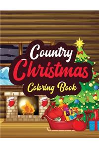 Country Christmas - Coloring Book
