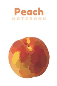 Peach notebook