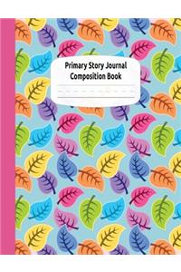 Bright Leaves Primary Story Journal Composition Book