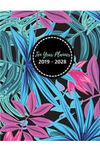 Ten Year Planner 2019 - 2028 Foliage