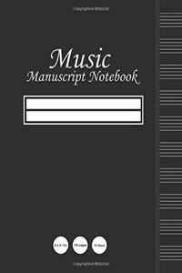 Music Manuscript Notebook