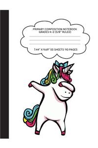Primary Composition Notebook Grades K-2 (5/8