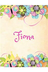 Fiona: Personalized Name Journal Composition Notebook