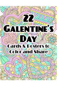 22 Galentine's Day Cards & Posters to Color and Share