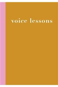 Voice Lessons