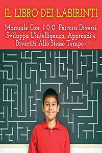 IL LIBRO DEI LABIRINTI - Manuale Con 100 Percorsi Diversi ! Sviluppa L'intelligenza, Apprendi e Divertiti Allo Stesso Tempo. Libro Per Bambini (Rigid Cover Version, Italian Language Edition)