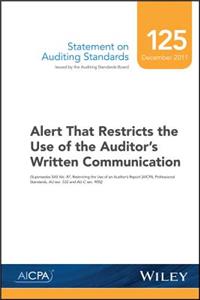 Statement on Auditing Standards, Number 125
