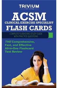 ACSM Clinical Exercise Specialist Flash Cards