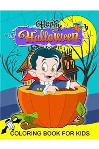 Happy Halloween Coloring Book for Kids