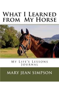 What I Learned from My Horse
