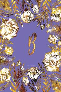 B Journal - Gold Purple