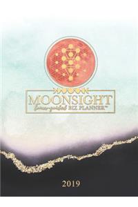 Moonsight Planner - Moon Phase Biz Calendar - 2019 (12-Month Weekly- Moonstone)