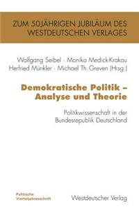 Demokratische Politik -- Analyse Und Theorie