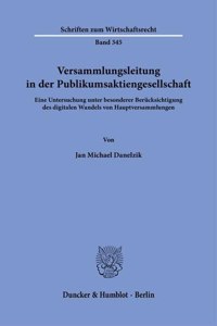 Versammlungsleitung in Der Publikumsaktiengesellschaft