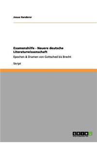 Examenshilfe - Neuere deutsche Literaturwissenschaft