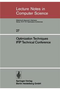 Optimization Techniques Ifip Technical Conference