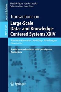 Transactions on Large-Scale Data- And Knowledge-Centered Systems XXIV