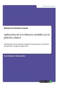 Aplicación de la evidencia científica en la práctica clínica