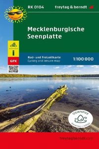Mecklenburg Lake District, cycling map 1:100,000