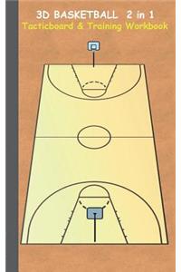 3D Basketball 2 in 1 Tacticboard and Training Book