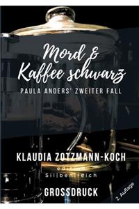 Mord & Kaffee schwarz (Großdruck)