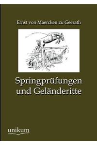 Springprüfungen und Geländeritte