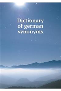 Dictionary of German Synonyms