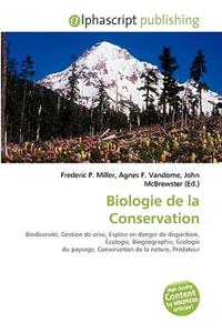 Biologie de La Conservation