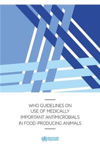 Who Guidelines on Use of Medically Important Antimicrobials in Food-Producing Animals