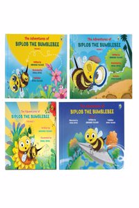 Biplob the Bumblebee The Adventures of Biplob the Bumblebee Series - Volume 1 to 4 (Combo of 4 Books) | Story Books For Kids 3 to 9 Years | Kids Story Books | Children Story Books | Bedtime Story Books