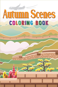 Autumn Scenes Coloring Book