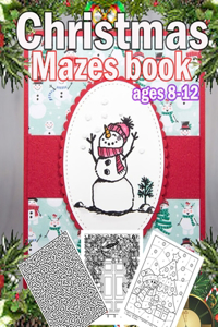 Christmas Mazes book Ages 8-12