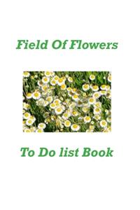 Field Of Flowers To Do List Book