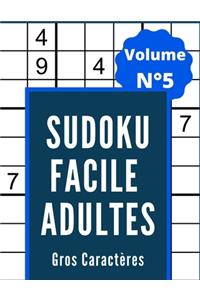 Sudoku Facile pour Adultes (Volume 5)