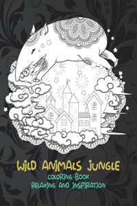Wild Animals Jungle - Coloring Book - Relaxing and Inspiration