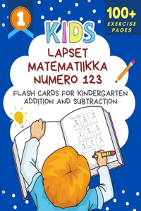 Lapset Matematiikka Numero 123 Flash Cards for Kindergarten Addition and Subtraction