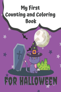 My First Counting and Coloring Book for Halloween