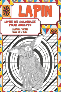 Livre de coloriage pour adultes - Moins de 10 euro - L'animal marin - Lapin