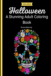 Halloween - A Stunning Adult Coloring Book