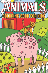 Animals Coloring book For Kids