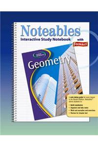 Glencoe Geometry, Noteables: Interactive Study Notebook with Foldables