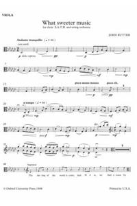 What sweeter music