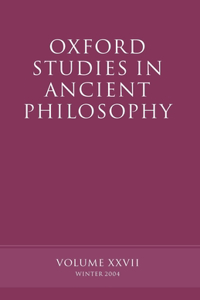 Oxford Studies in Ancient Philosophy