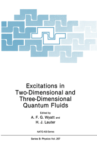 Excitations in Two-Dimensional and Three-Dimensional Quantum Fluids